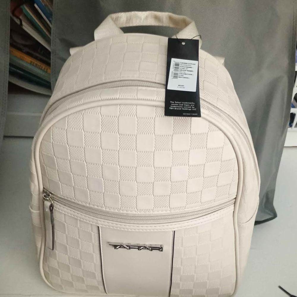 Tasha Cream Backpack for Men